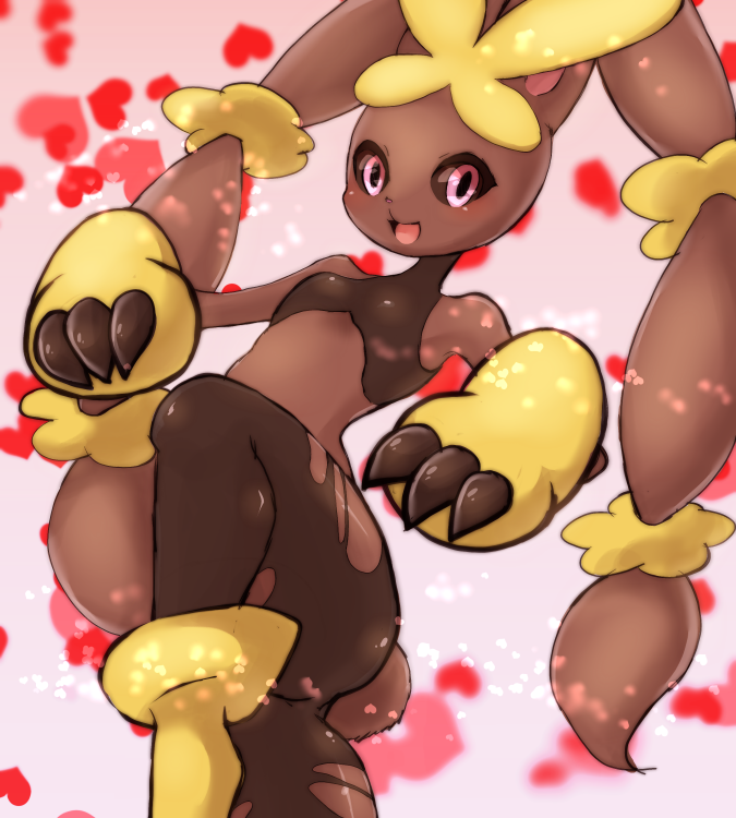 lopunny and mega lopunny (pokemon and 1 more) drawn by akycoo