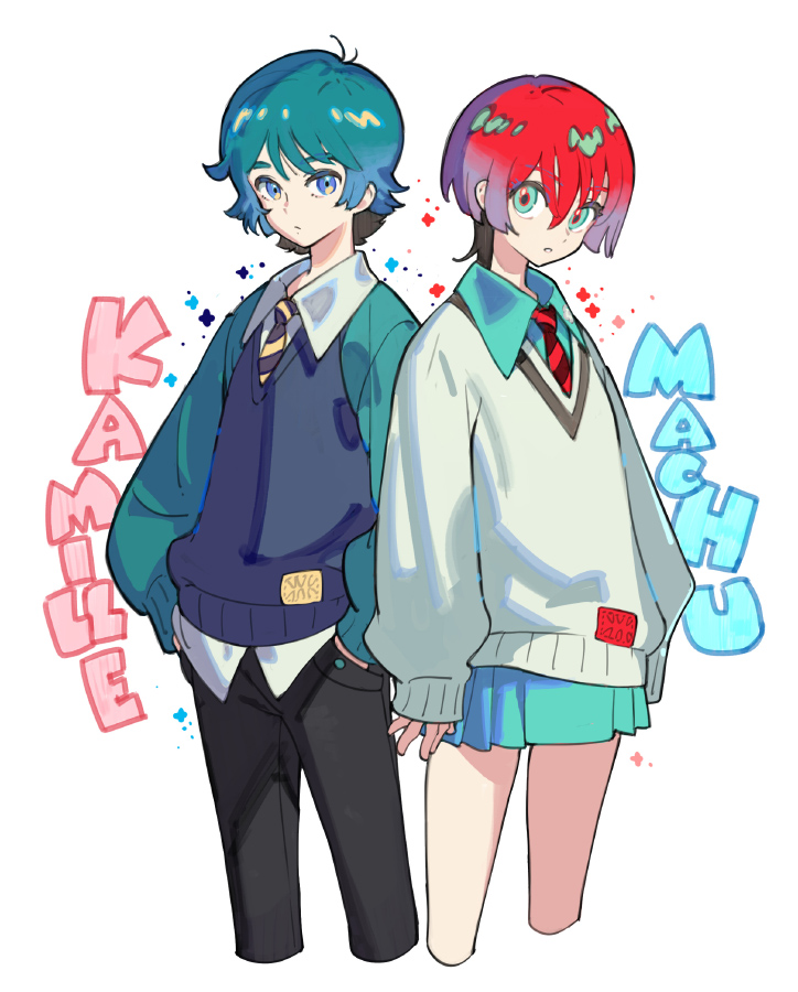 amate yuzuriha and kamille bidan (gundam and 2 more) drawn by starshadowmagician