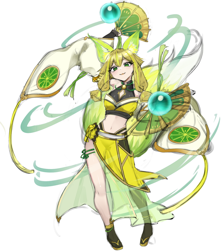 hu-li the jewel mikanko (yu-gi-oh!) drawn by crow_amiheart