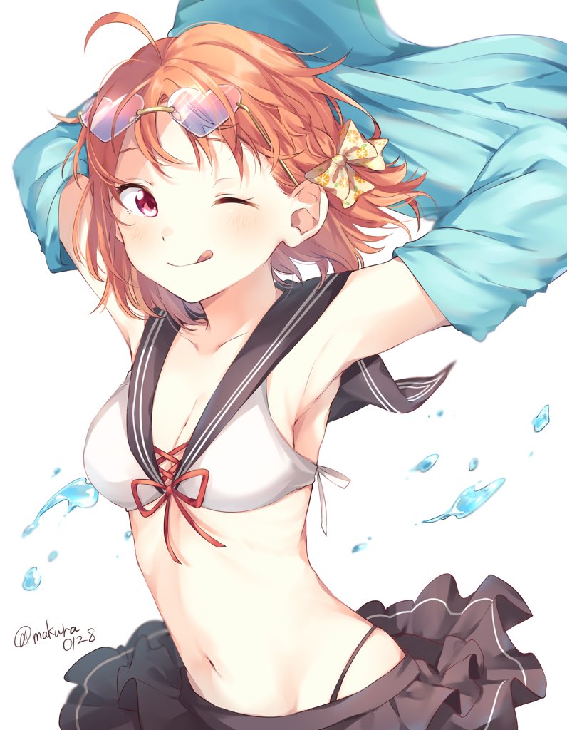 takami chika (love live! and 1 more) drawn by makura_(makura0128)