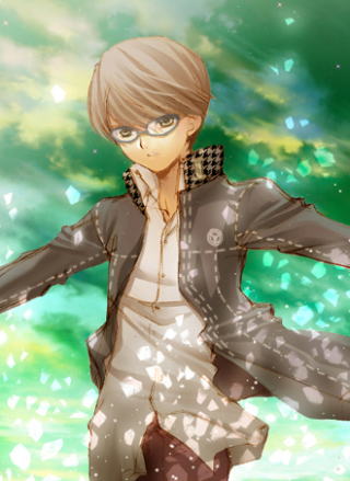 narukami yu (persona and 1 more) drawn by seiru_(prairie)