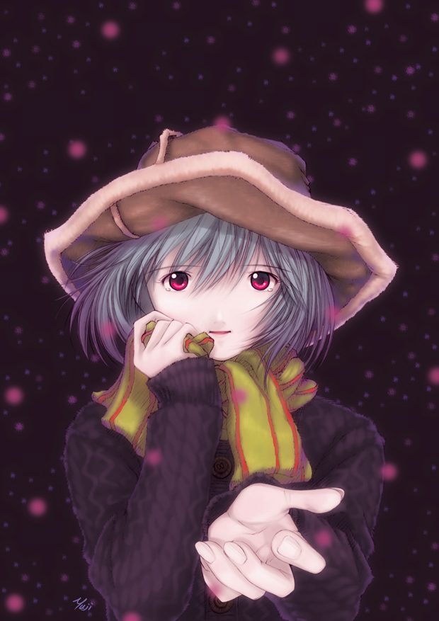 ayanami rei (neon genesis evangelion) drawn by kobayashi_yuuji