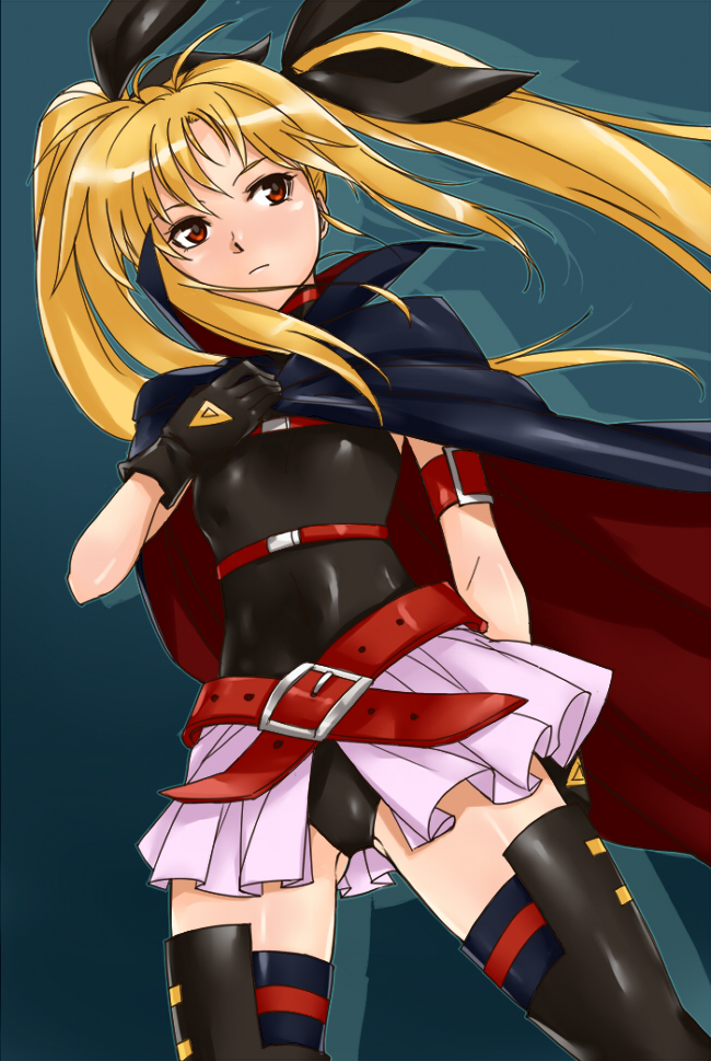 fate testarossa (lyrical nanoha and 2 more) drawn by gus_(clarkii)