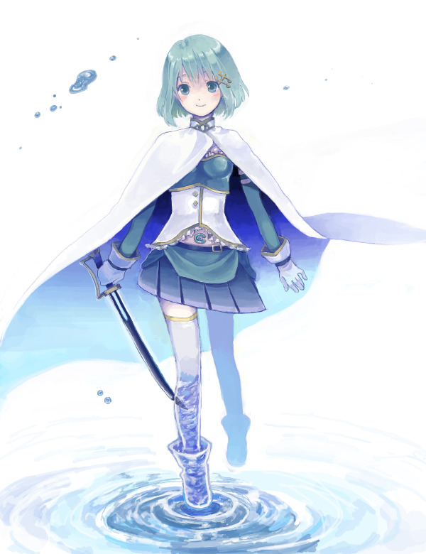 miki sayaka (mahou shoujo madoka magica and 1 more) drawn by riyuko3