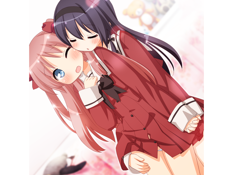 azumi risa and ayase miya (sono hanabira ni kuchizuke wo) drawn by kani_biimu