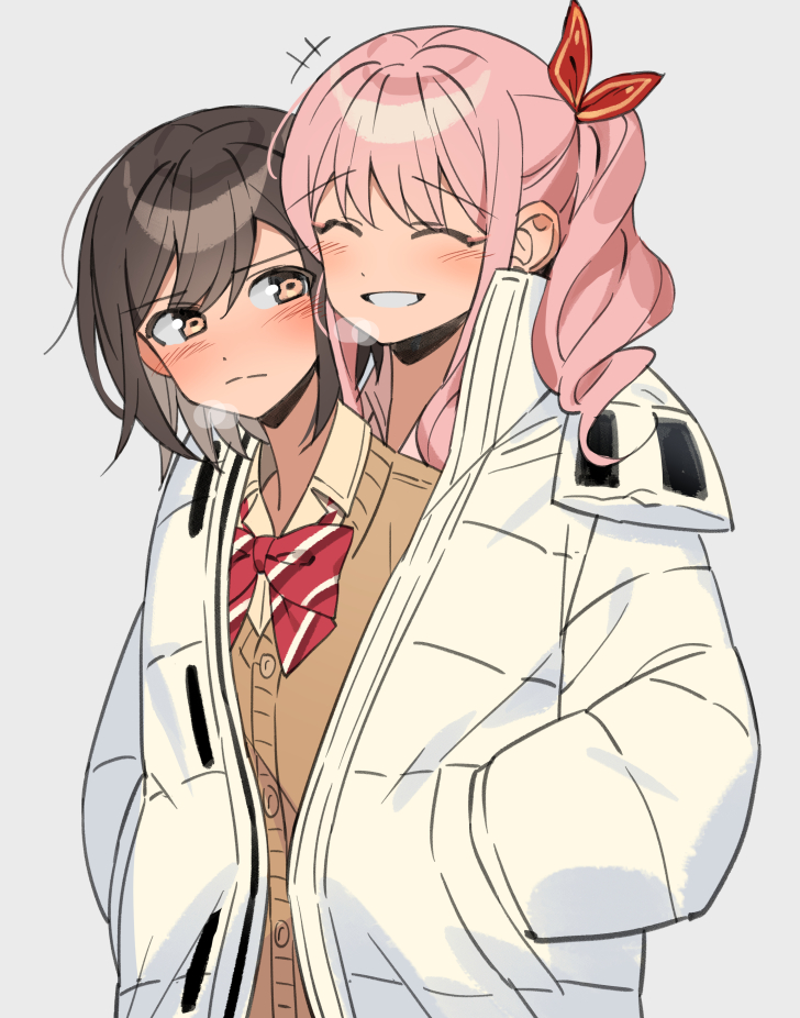 shinonome ena and akiyama mizuki (project sekai) drawn by namgic