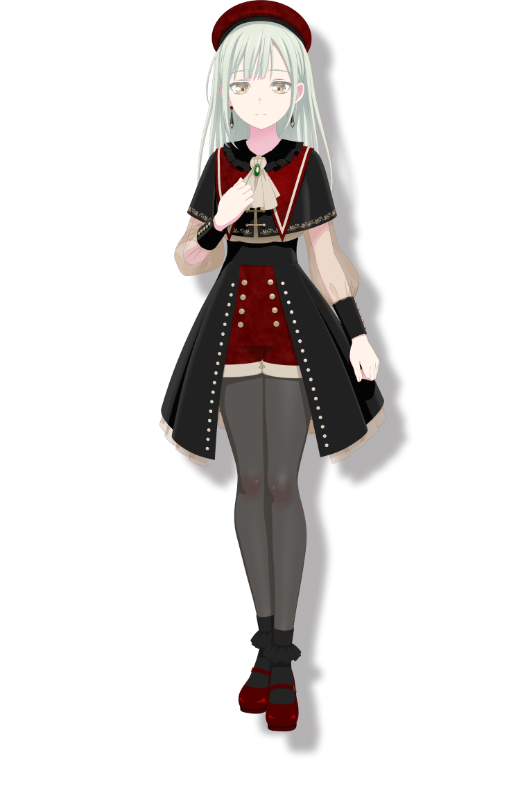 wakaba mutsumi and mortis (bang dream! and 1 more)