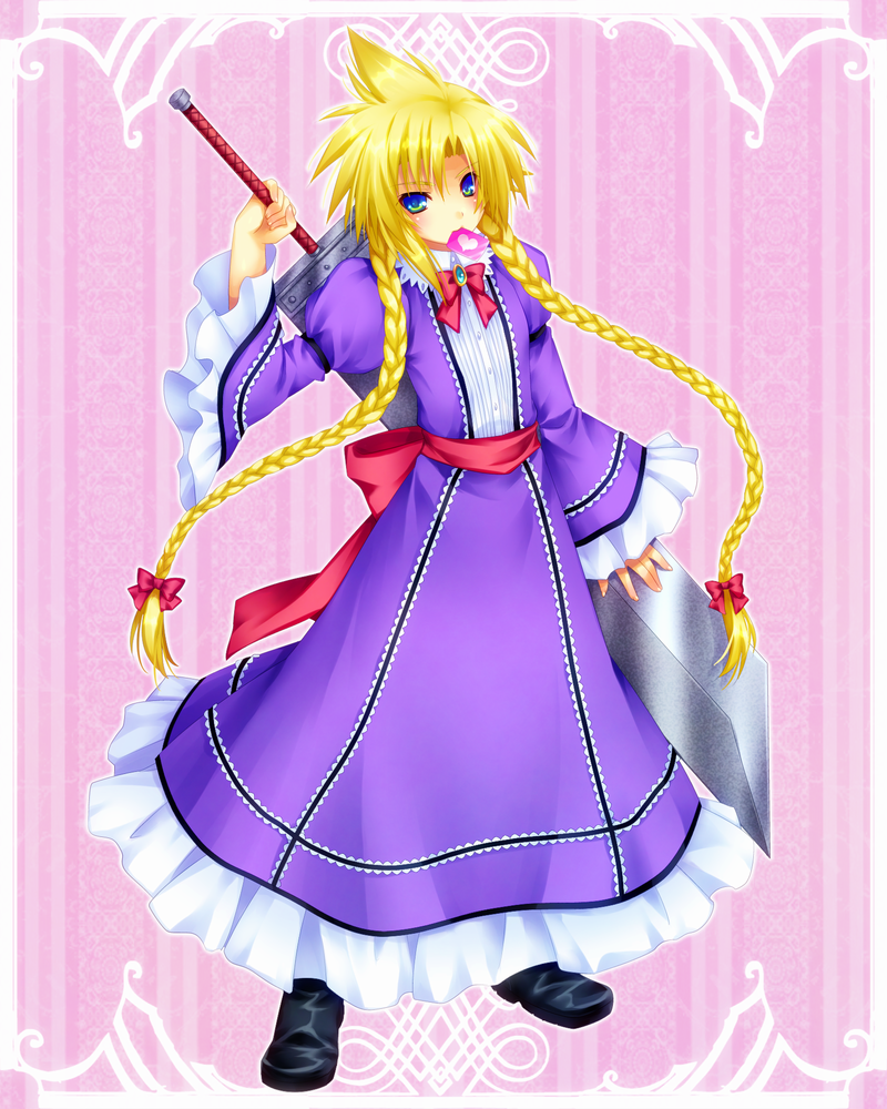 cloud strife (final fantasy and 1 more) drawn by minatosaiga