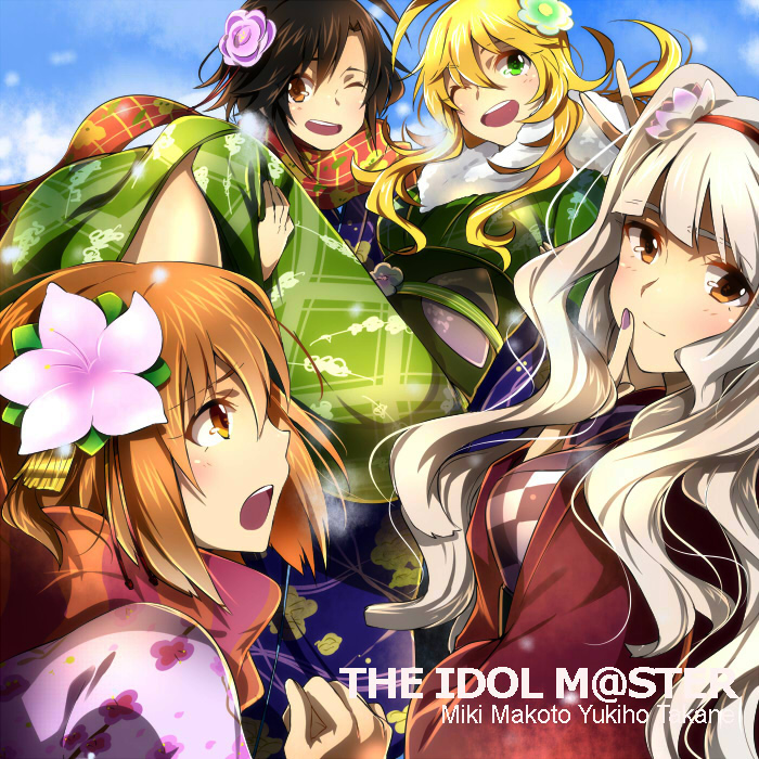 hoshii miki, kikuchi makoto, shijou takane, and hagiwara yukiho (idolmaster) drawn by akishima_kei