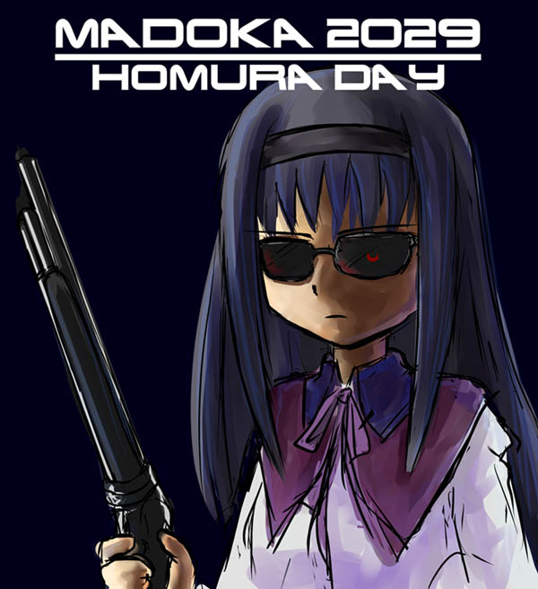 akemi homura (mahou shoujo madoka magica and 3 more) drawn by cyber_(cyber_knight)