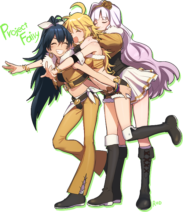 hoshii miki, shijou takane, and ganaha hibiki (idolmaster and 1 more) drawn by rod_(rod4817)