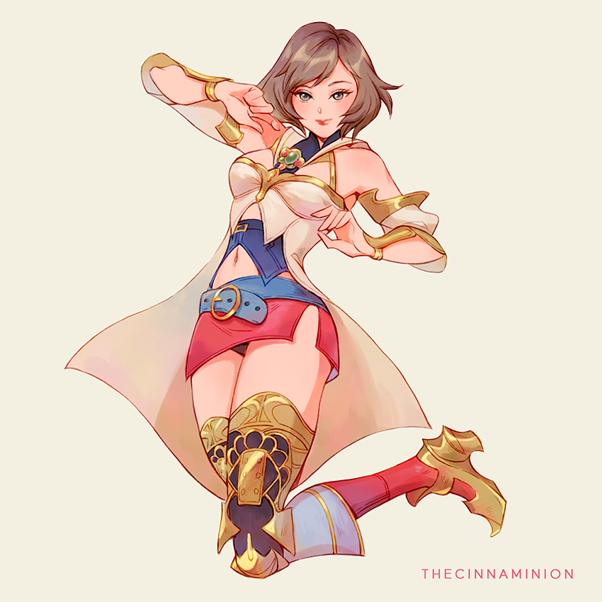 ashelia b'nargin dalmasca (final fantasy and 1 more) drawn by thar_chandran