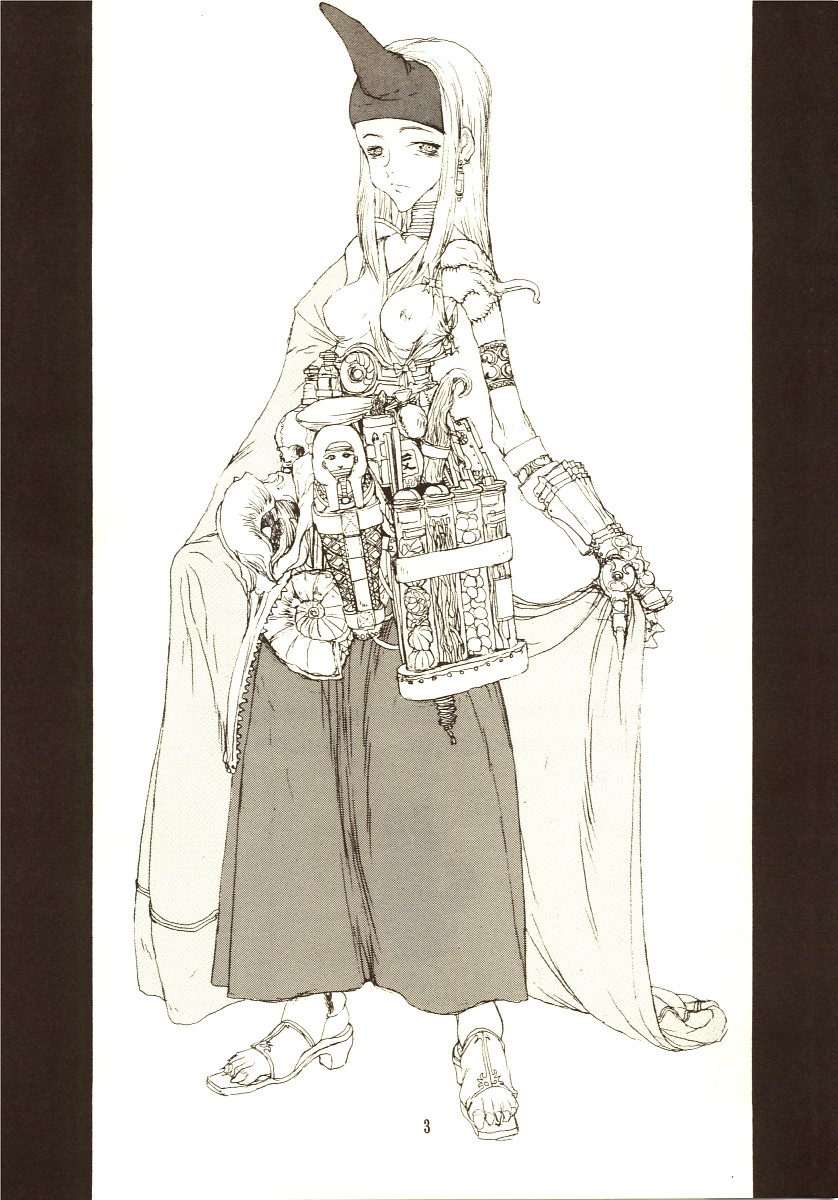 summoner (final fantasy and 2 more) drawn by honjou_raita