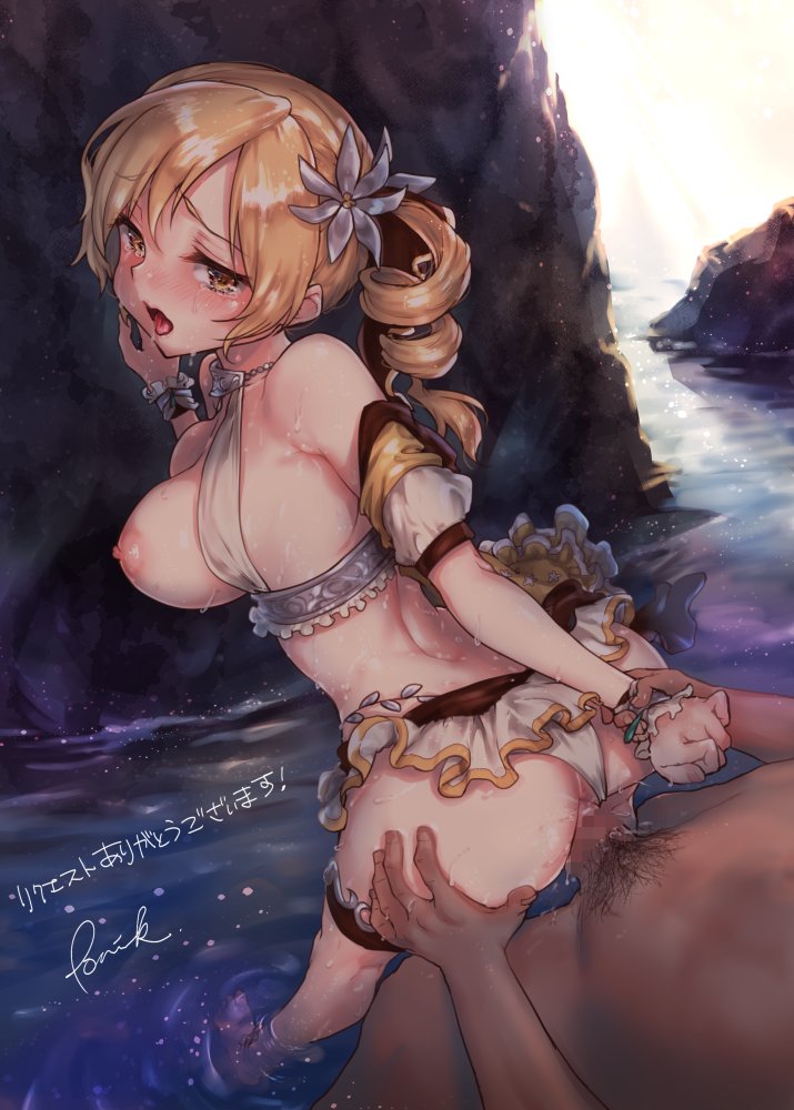 tomoe mami (mahou shoujo madoka magica and 1 more) drawn by kazabuki_poni