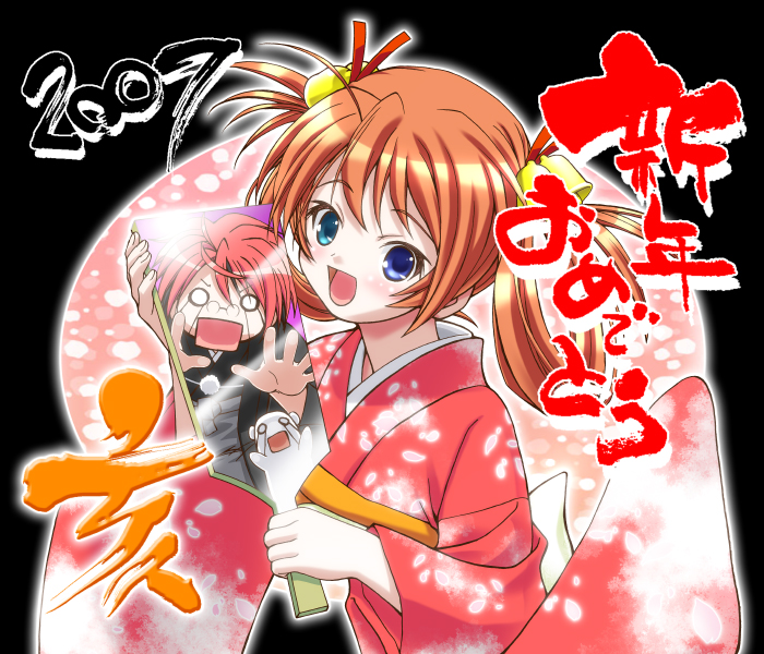 kagurazaka asuna, negi springfield, and albert chamomille (mahou sensei negima!) drawn by gambler_club