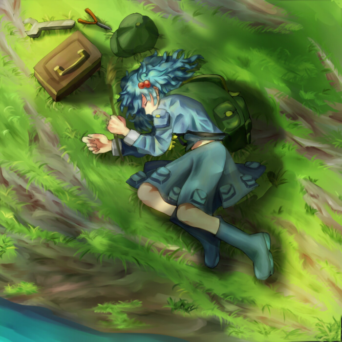 kawashiro nitori (touhou) drawn by yukiru_(zoroacute)