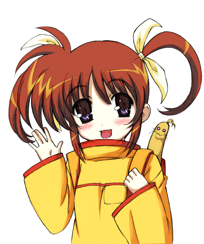 takamachi nanoha and yuuno scrya (lyrical nanoha and 1 more) drawn by hayakawa_harui