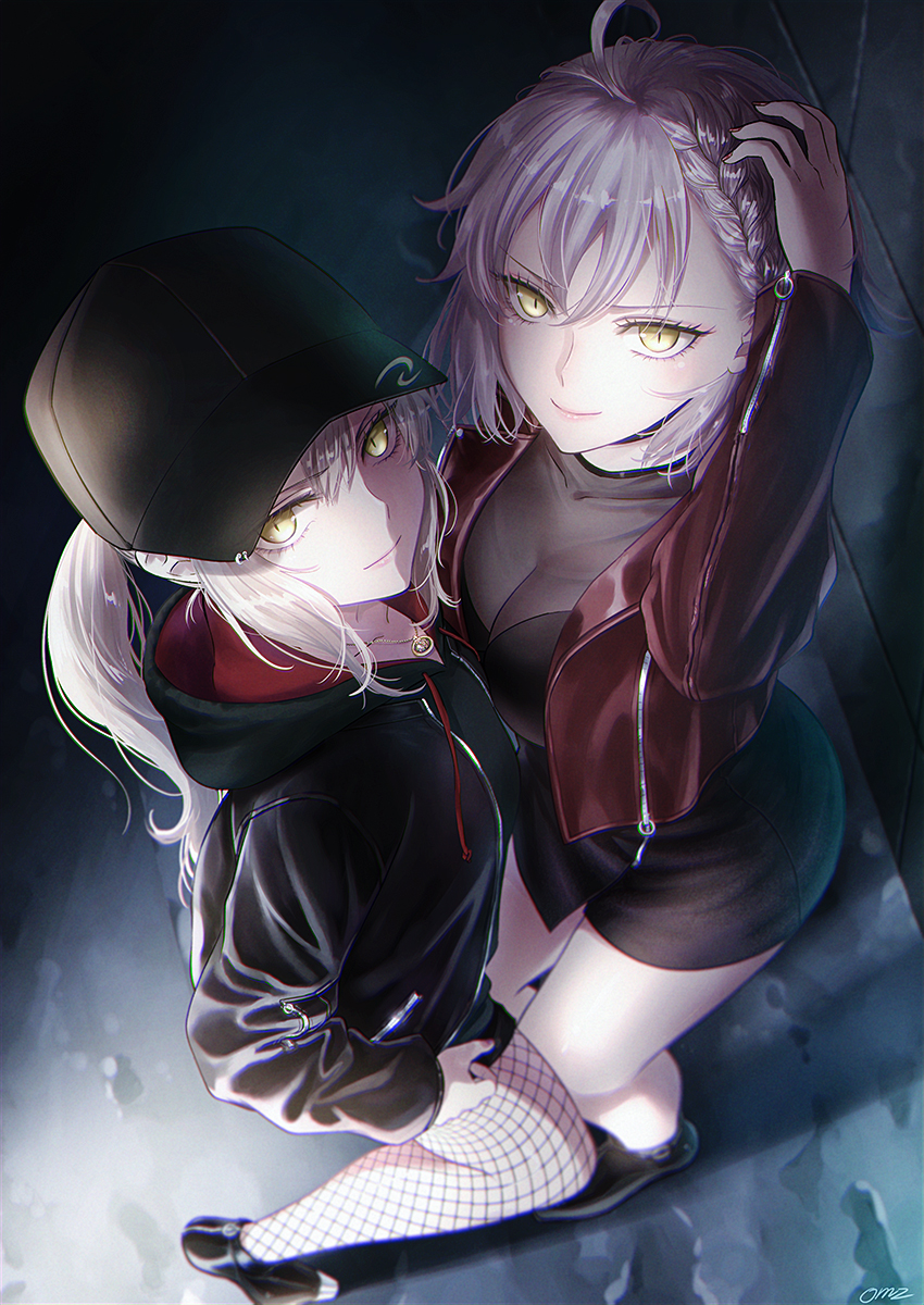 artoria pendragon, jeanne d'arc alter, and saber alter (fate and 1 more) drawn by omizu_(omz)