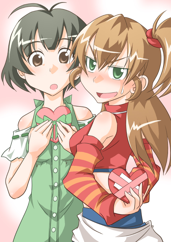 akizuki ryo and sakurai yumeko (idolmaster and 1 more) drawn by sakuramakoto