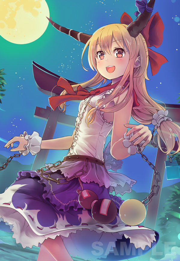 ibuki suika (touhou) drawn by culter