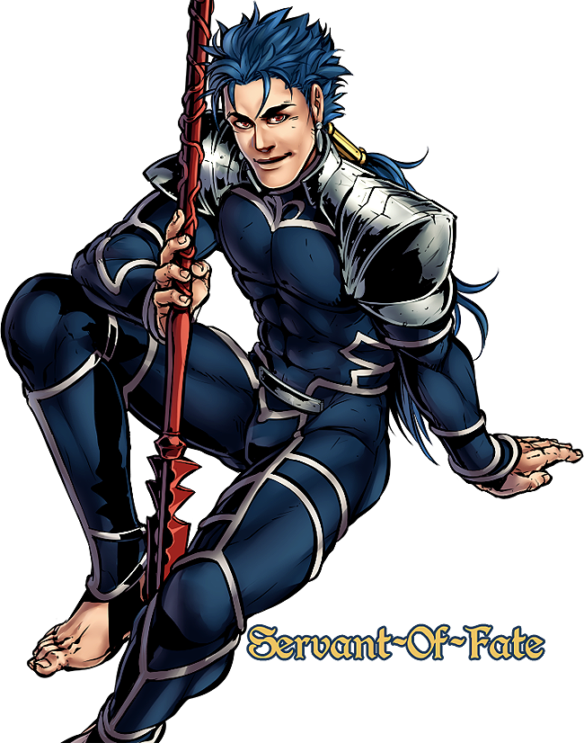 cu chulainn (fate and 1 more) drawn by servant_of_fate