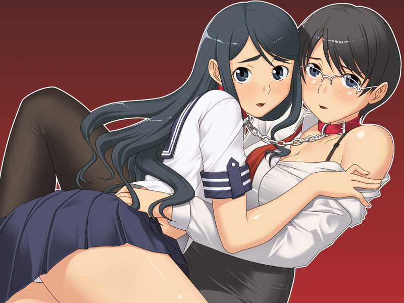 houkaiseki riko and ikariya sakurako (real intention and 1 more) drawn by yizumi