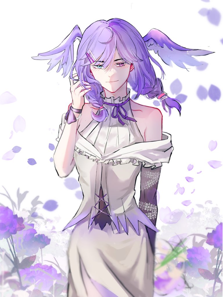selen tatsuki (nijisanji and 1 more) drawn by kin9_(juejue39553563)