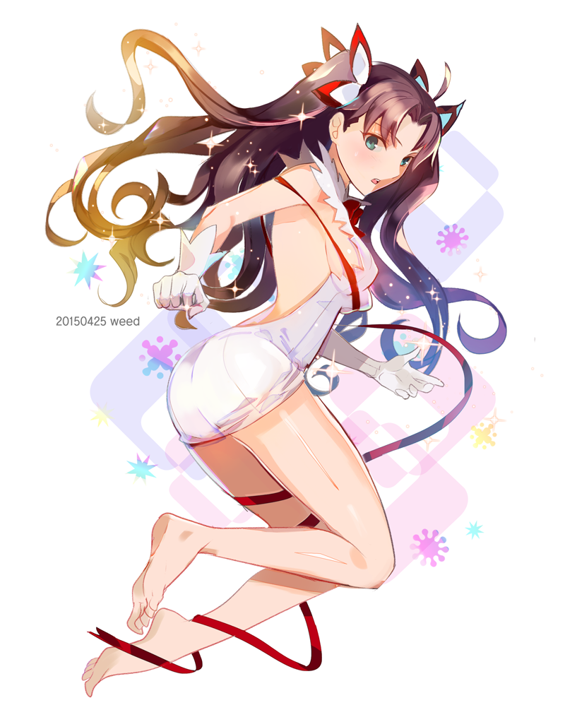 tohsaka rin and hestia (fate and 2 more) drawn by weed_(astarone)