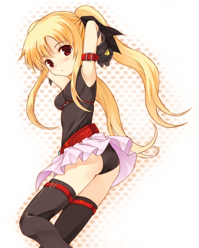 fate testarossa (lyrical nanoha and 1 more) drawn by kurasuke