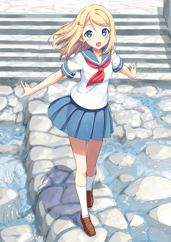 ayase alisa (love live! and 1 more) drawn by takayaki