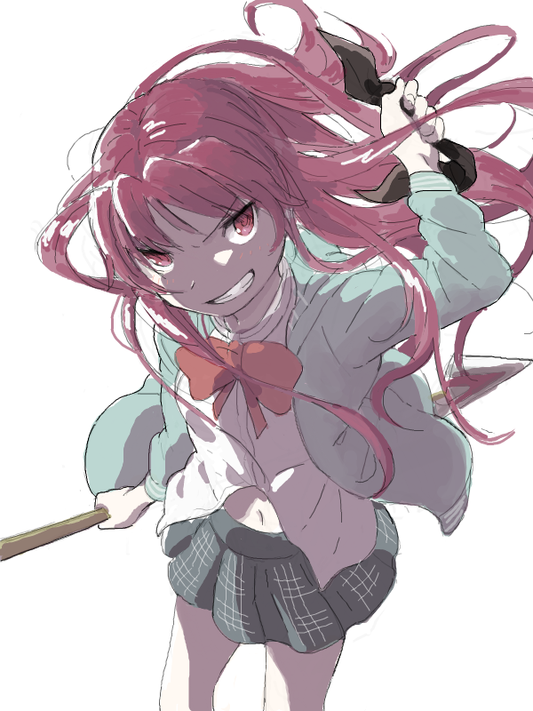sakura kyoko (mahou shoujo madoka magica) drawn by nao-08