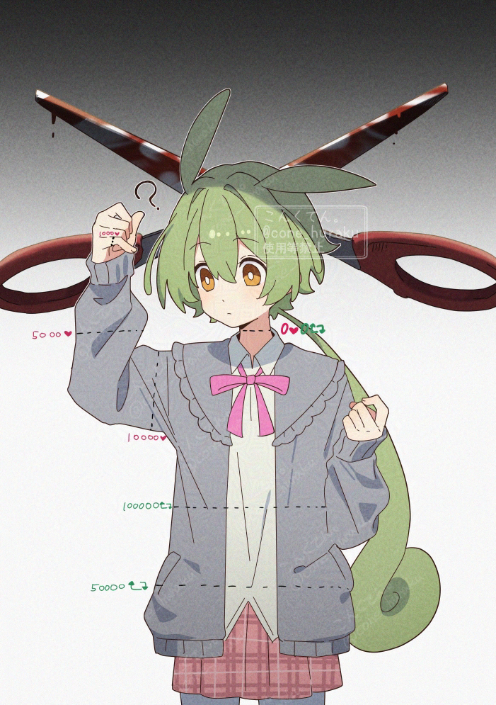 zundamon (voiceroid and 1 more) drawn by corn_kuten