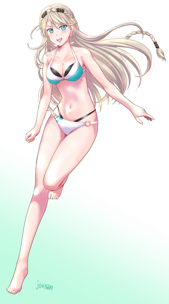 elaine auclair (eiyuu densetsu and 2 more) drawn by xiacheng_tatsuya