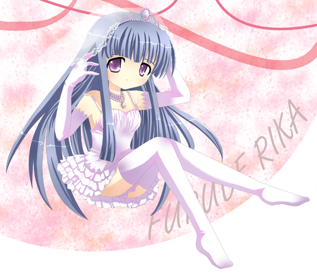 furude rika (higurashi no naku koro ni) drawn by joly