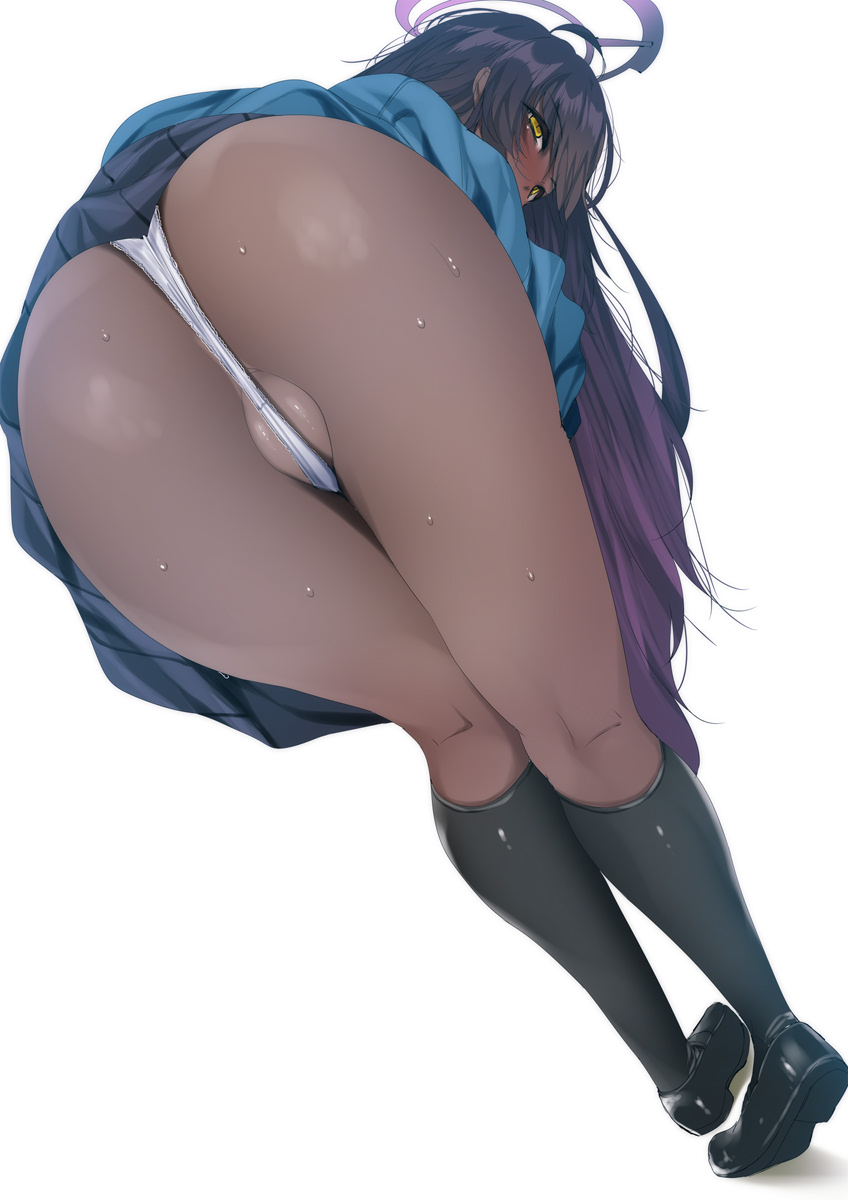karin (blue archive) drawn by fumihiko_(fu_mihi_ko)