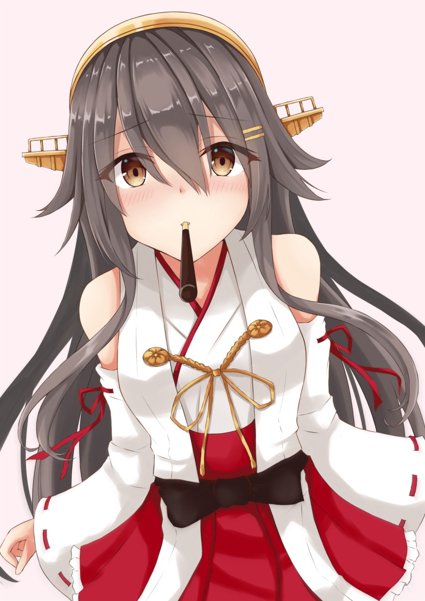 haruna and haruna kai ni (kantai collection) drawn by gensoukitan