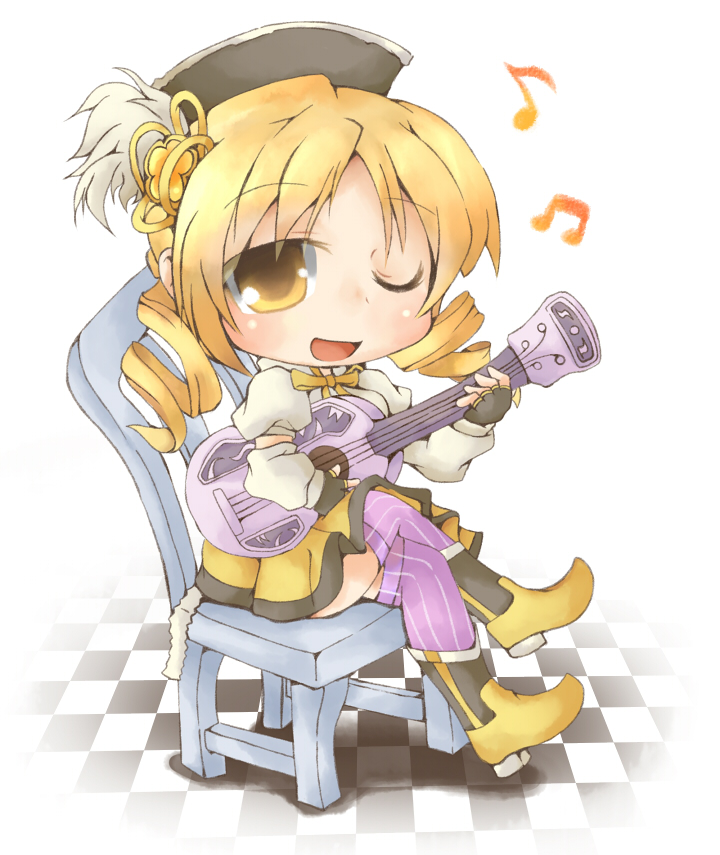 tomoe mami (mahou shoujo madoka magica) drawn by mitsukado