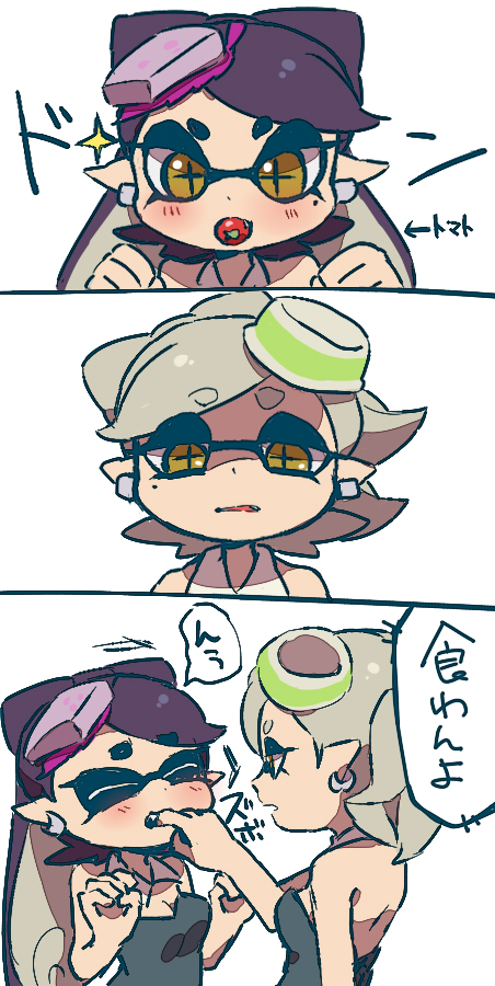 callie and marie (splatoon and 1 more) drawn by ukata