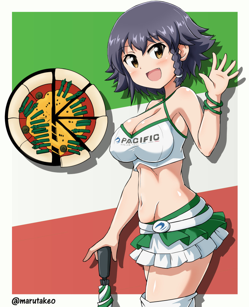 pepperoni (girls und panzer and 1 more) drawn by maru_takeo
