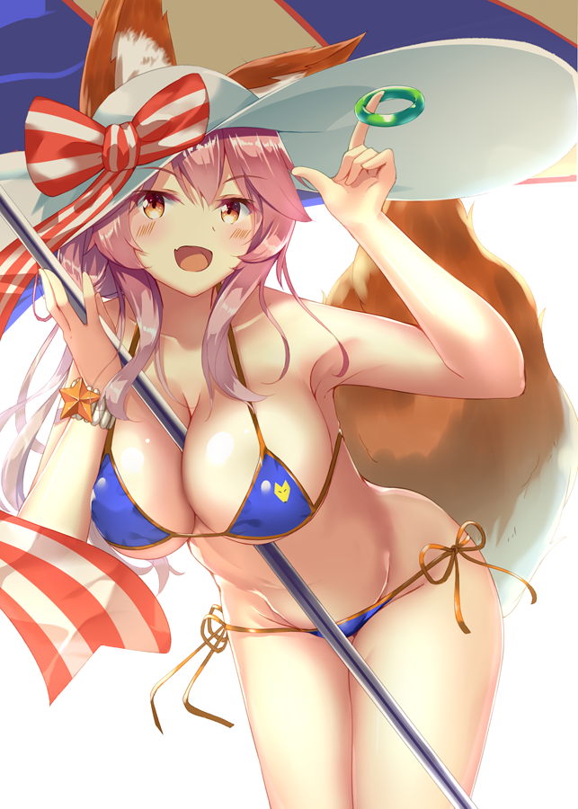 tamamo and tamamo no mae (fate and 1 more) drawn by tetranono