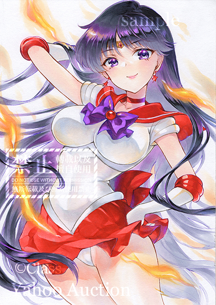hino rei, sailor mars, and super sailor mars (bishoujo senshi sailor moon) drawn by at_classics