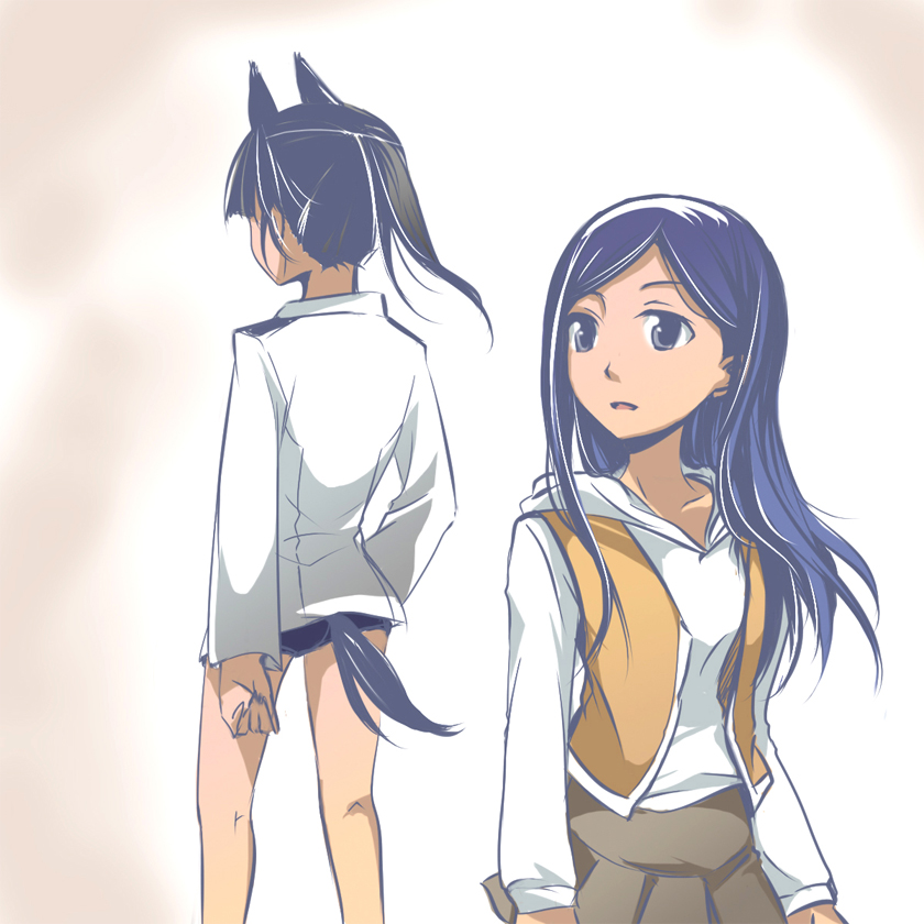 sakamoto mio, kuga natsuki, and chiba saeko (world witches series and 2 more) drawn by ds_(ndsl)