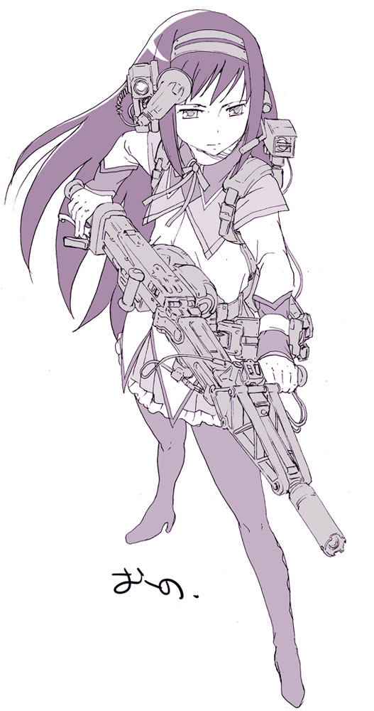 akemi homura (mahou shoujo madoka magica and 2 more) drawn by oono_tsutomu