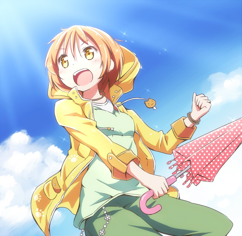 hoshizora rin (love live! and 1 more) drawn by riai_(onsen)
