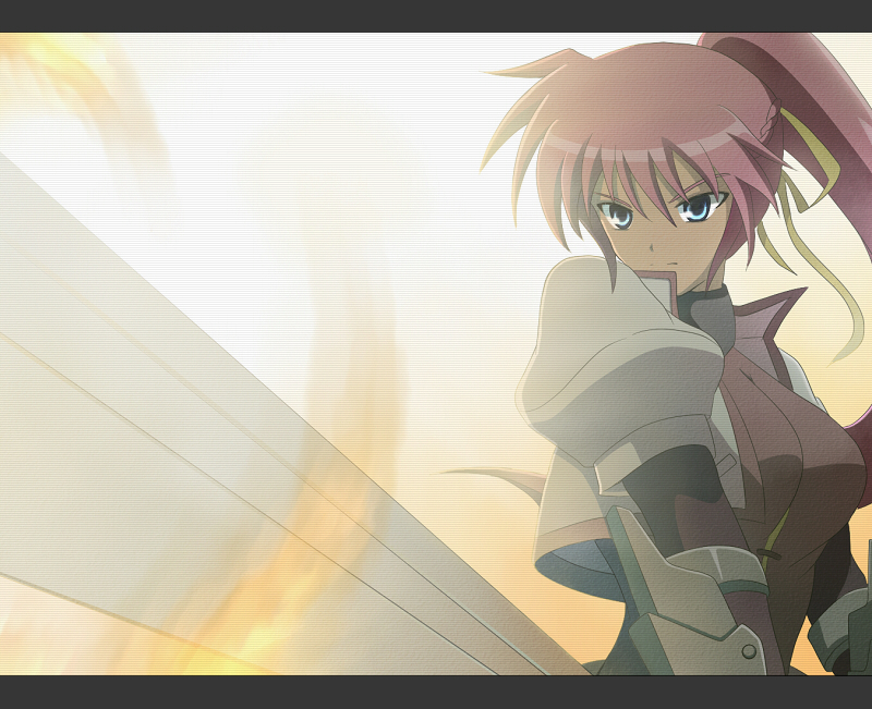 signum and laevatein (lyrical nanoha and 2 more)