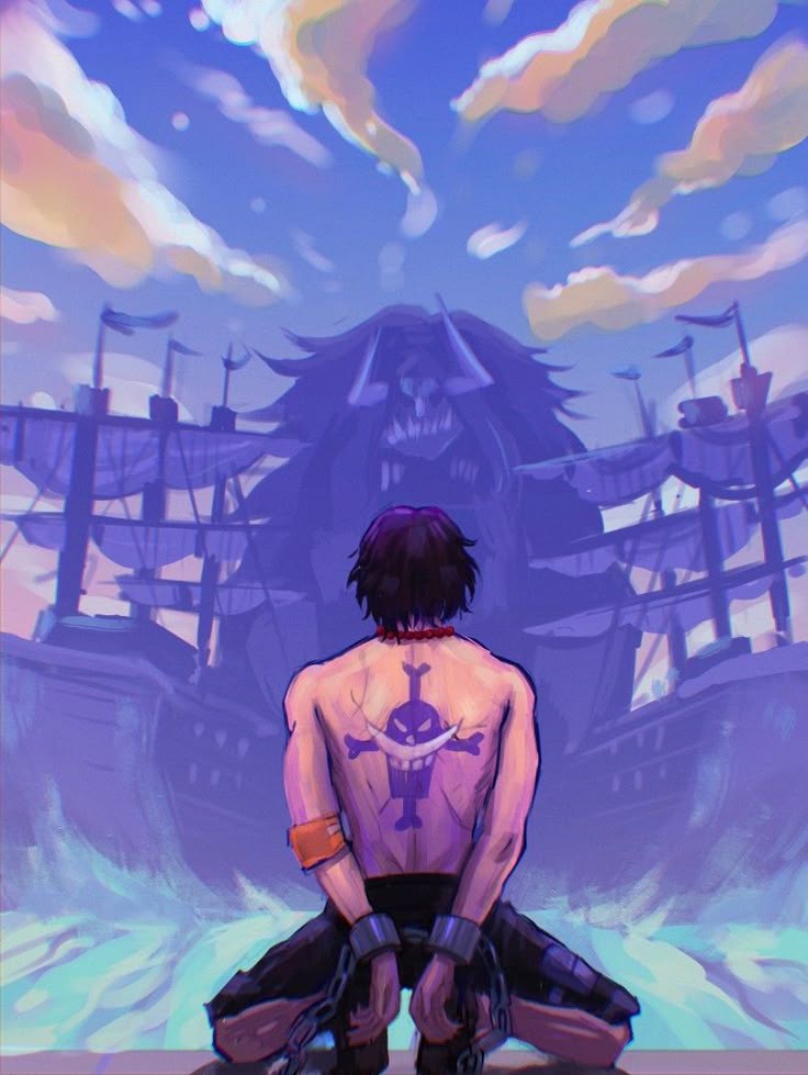 portgas d. ace and little oars jr. (one piece)