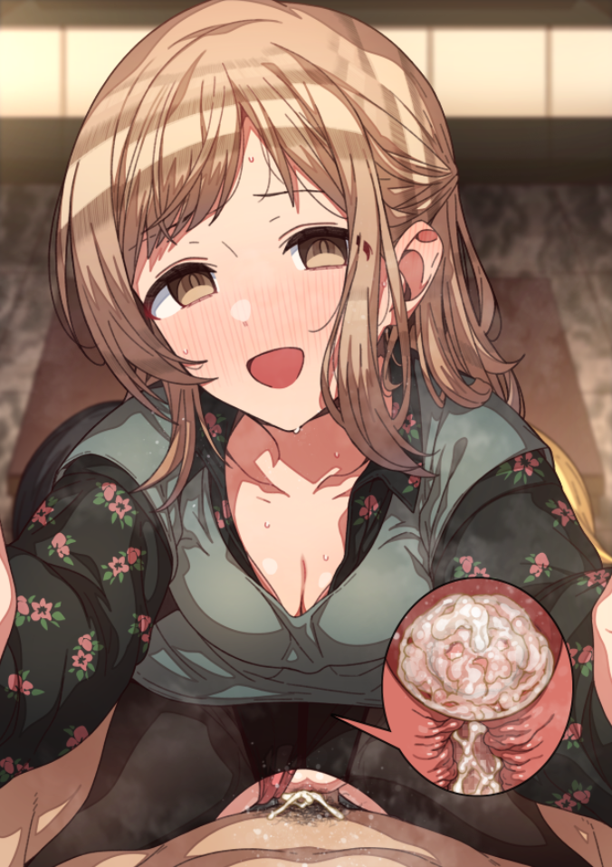 sakuragi mano (idolmaster and 1 more) drawn by erere
