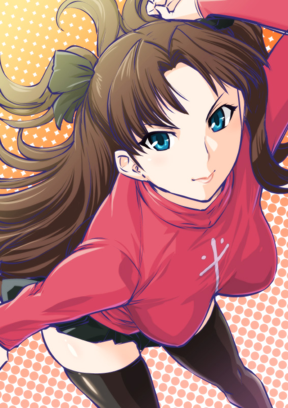 tohsaka rin (fate and 1 more) drawn by ueyama_michirou
