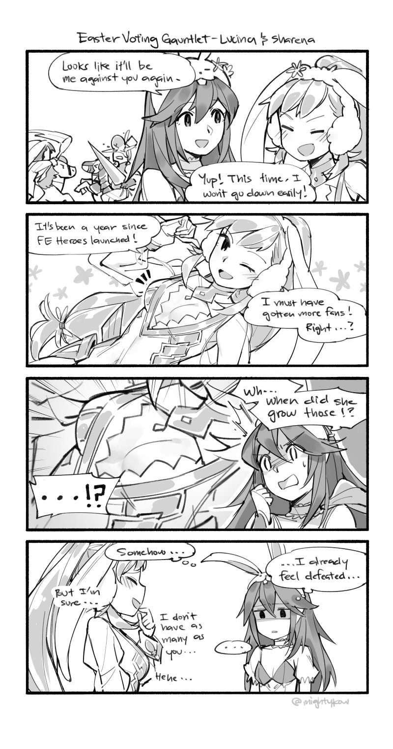 lucina, xander, sharena, and alfonse (fire emblem and 3 more) drawn by ge-b