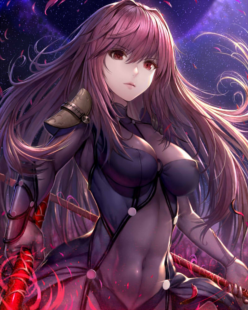 scathach (fate and 1 more) drawn by norari_kuno